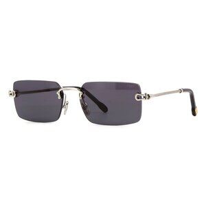 New FRED Silver Rimless Rectangle FG40023U 16A Sunglasses Women